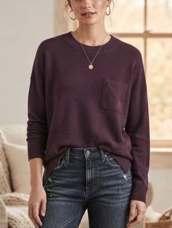 Banana Republic Sweaters - Banana Republic Size L  Crewneck Sweater Modal Nylon Cotton